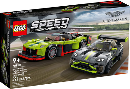 76910 LEGO Speed Champions - Aston Martin Valkyrie AMR Pro e Aston Martin Vantage GT3
