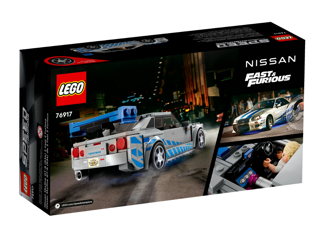 76917 LEGO Speed Champions - 2 Fast 2 Furious Nissan Skyline GT-R (R34)