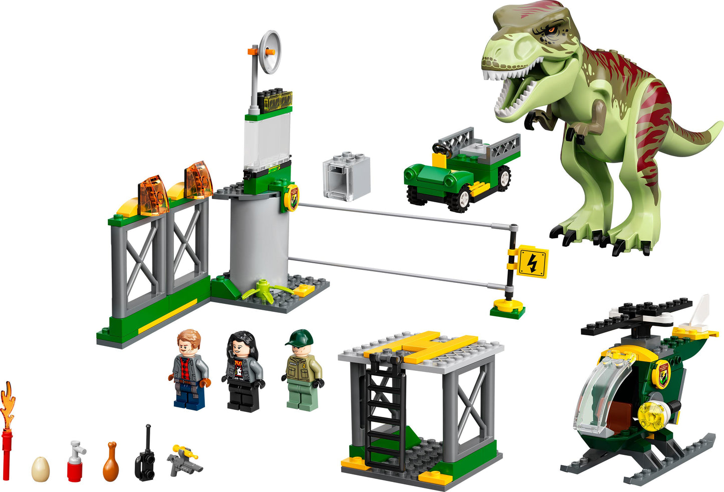 76944 LEGO Jurassic World - La fuga del T. rex