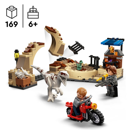 76945 LEGO Jurassic World - Atrociraptor: inseguimento sulla moto