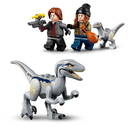 76946 LEGO Jurassic World - La cattura dei Velociraptor Blue e Beta