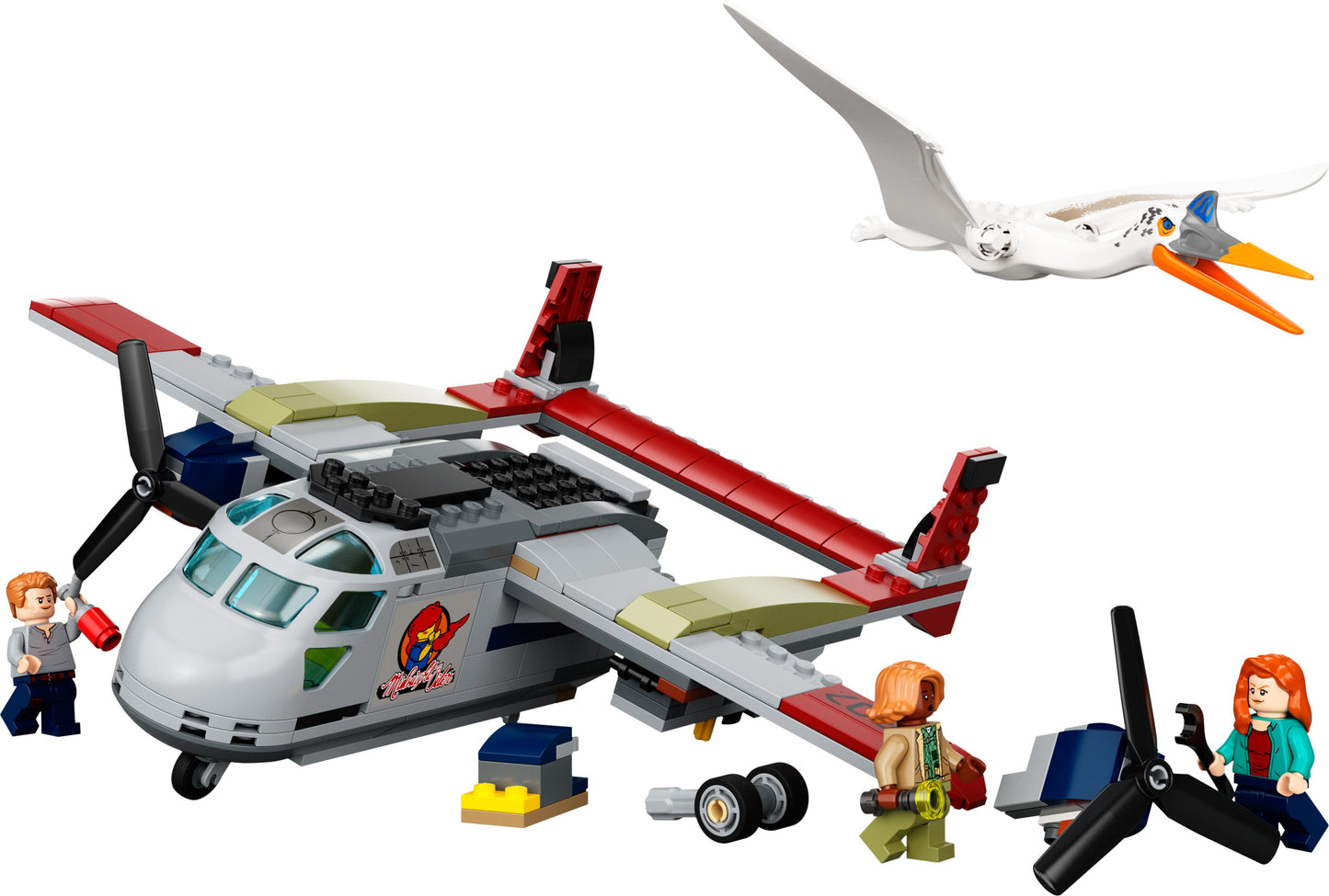 76947 LEGO Jurassic World - Quetzalcoatlus: agguato aereo