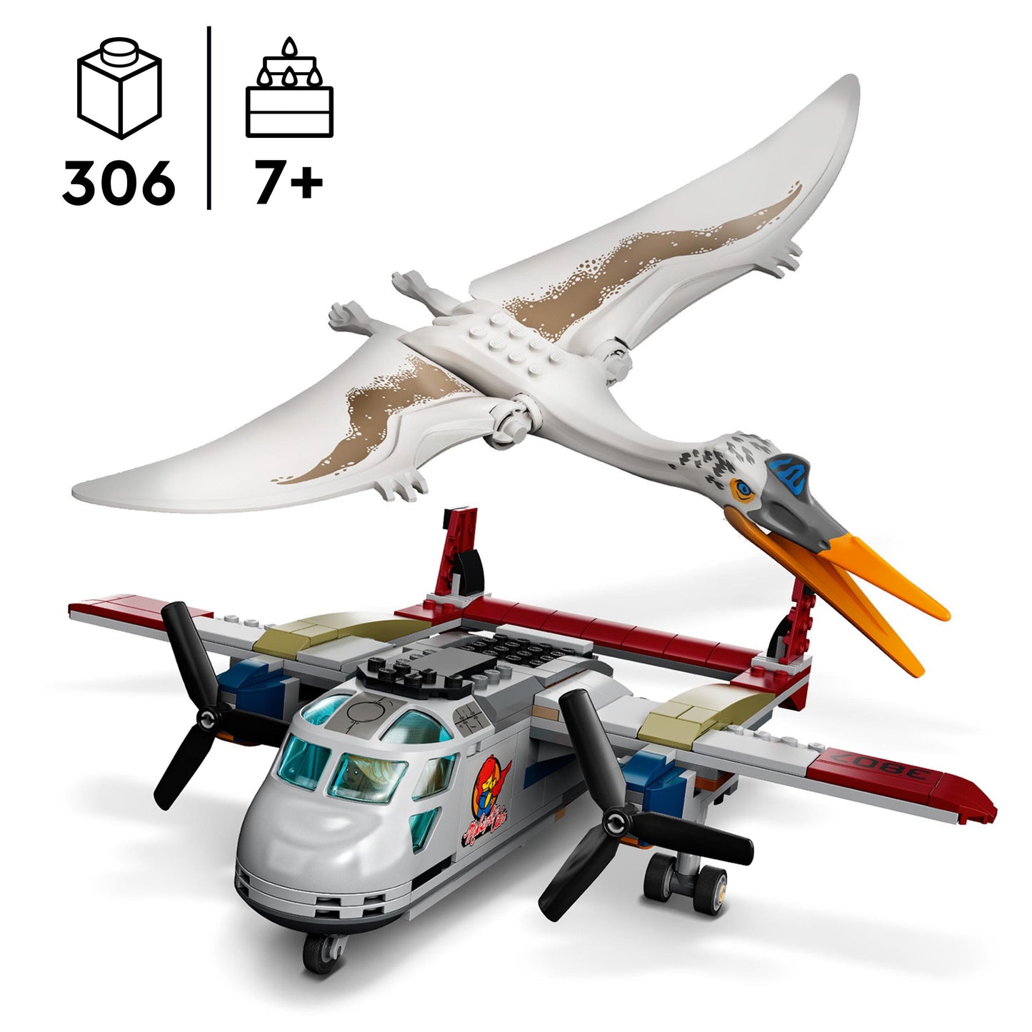 76947 LEGO Jurassic World - Quetzalcoatlus: agguato aereo