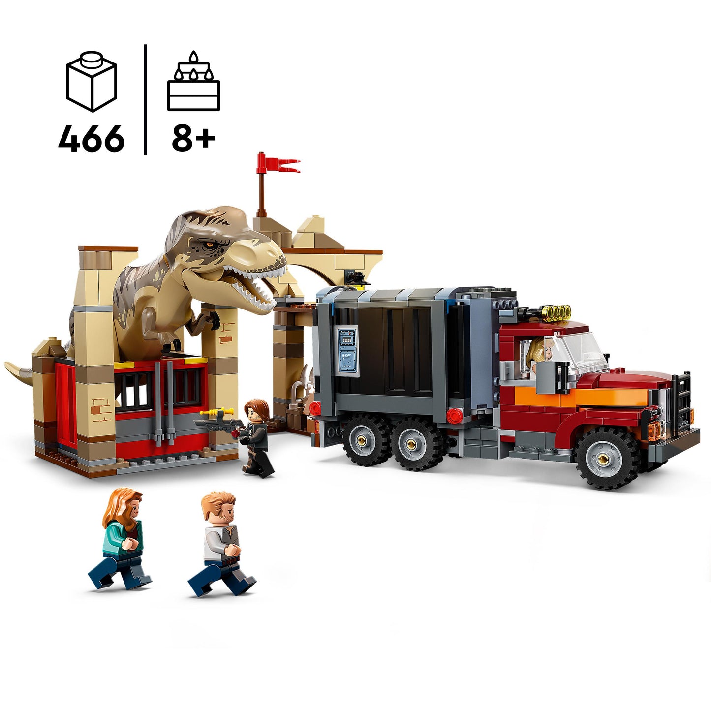 76948 LEGO Jurassic World - La fuga del T. rex e dell’Atrociraptor