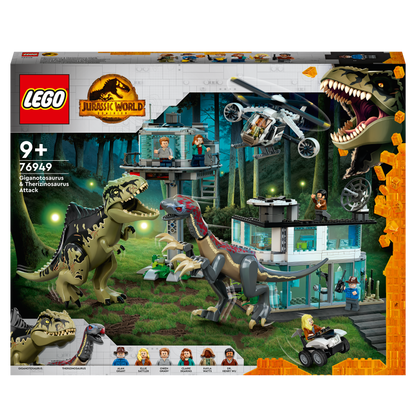 76949 LEGO Jurassic World - L’attacco del Giganotosauro e del Terizinosauro