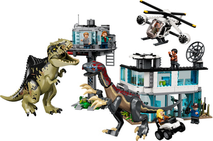 76949 LEGO Jurassic World - L’attacco del Giganotosauro e del Terizinosauro