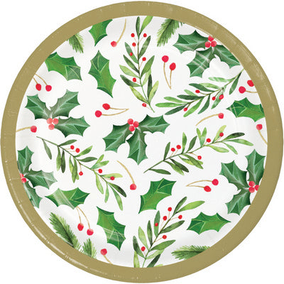 Piatti TRADITIONAL HOLLY cm. 17 - conf. 8 pz - cod. 8C352903