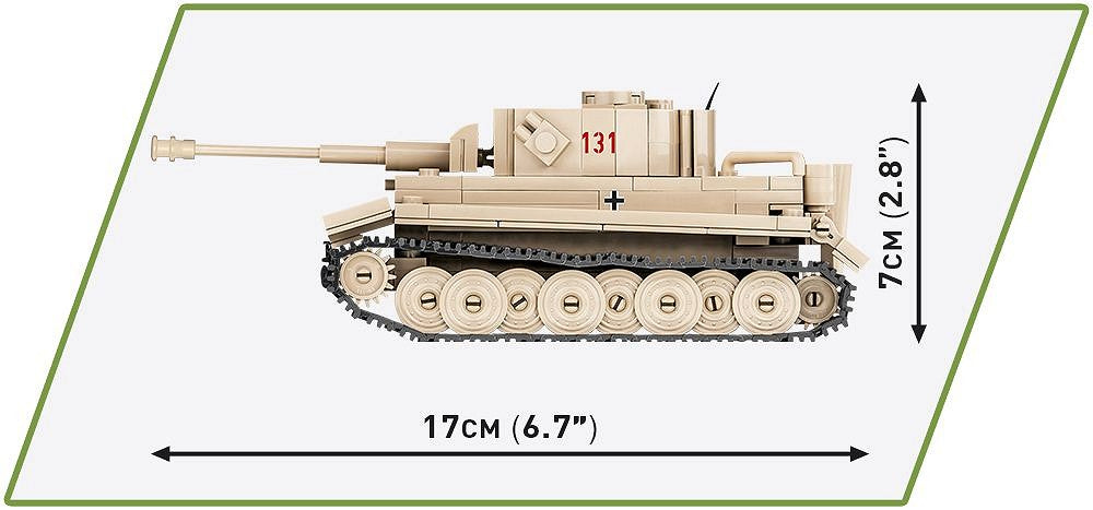 2710 COBI Historical Collection - World War II - PzKpfw VI Tiger 131