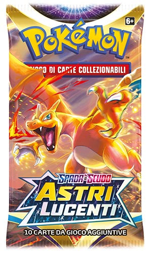 Busta Carte Pokemon 83 Astri Lucenti - Italiano